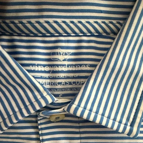 vineyard vines blue and white striped dress Vineyard Vines Women's Striped Off The Shoulder Dress